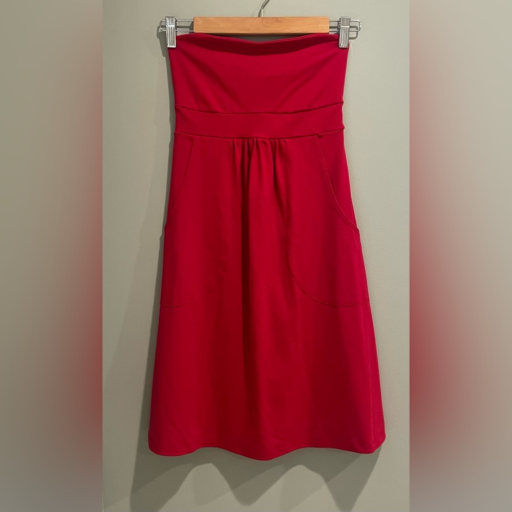 Susana Monaco Red‎ Strapless Dress-Size XS